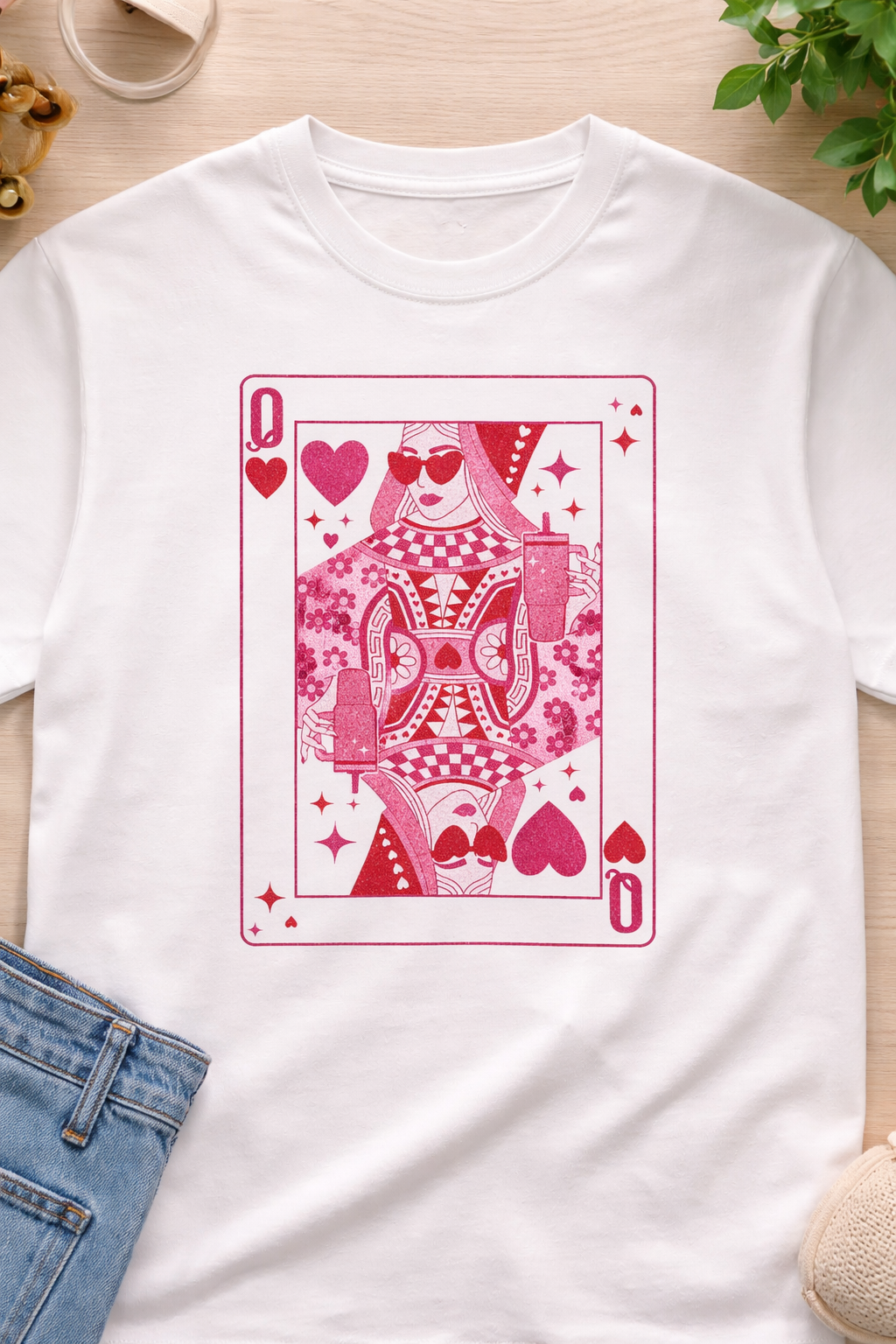 Queen of Hearts Graphic Tee