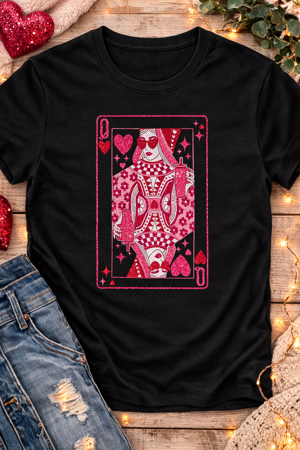 Queen of Hearts Graphic Tee