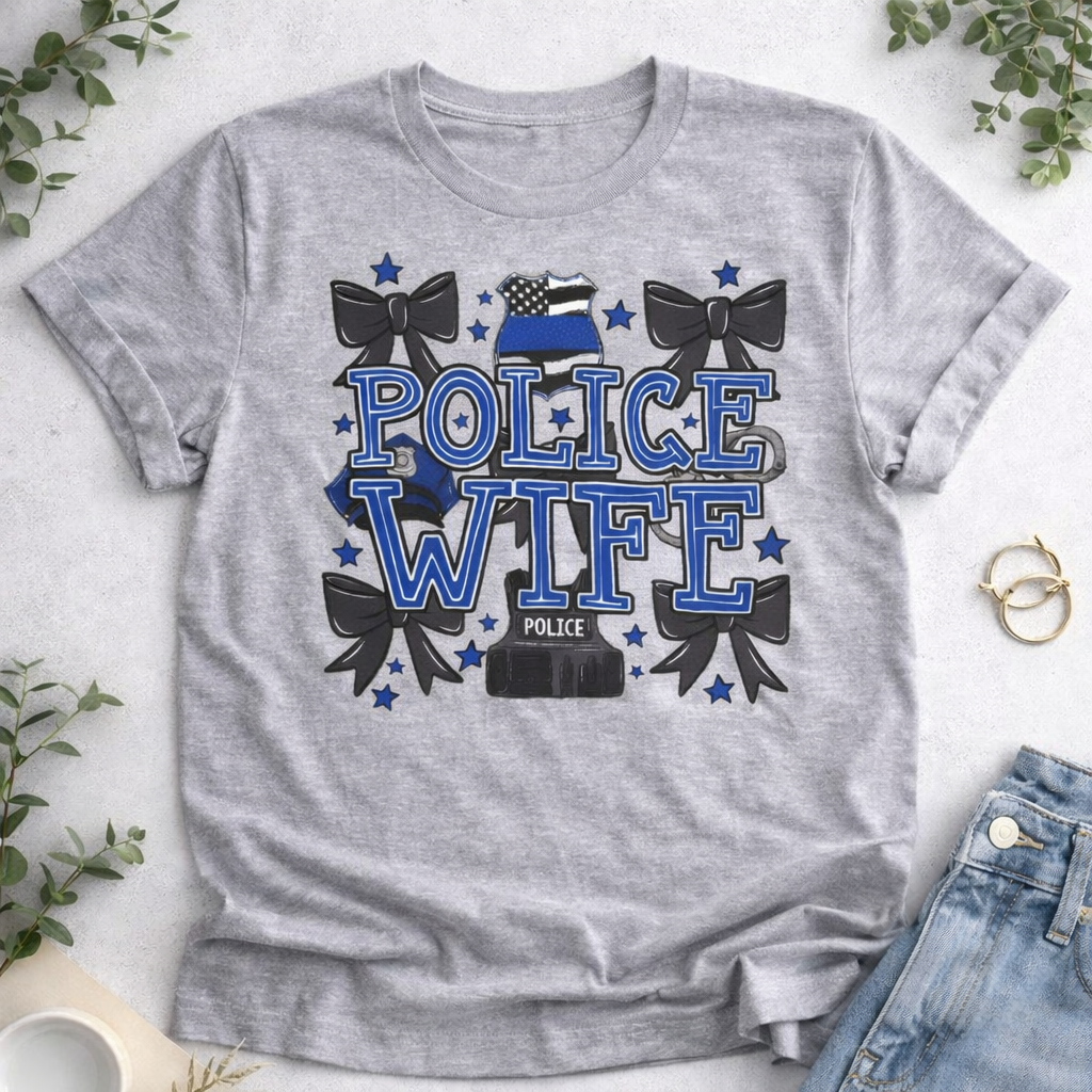 Police Wife Shirt | Proud Law Enforcement Tee