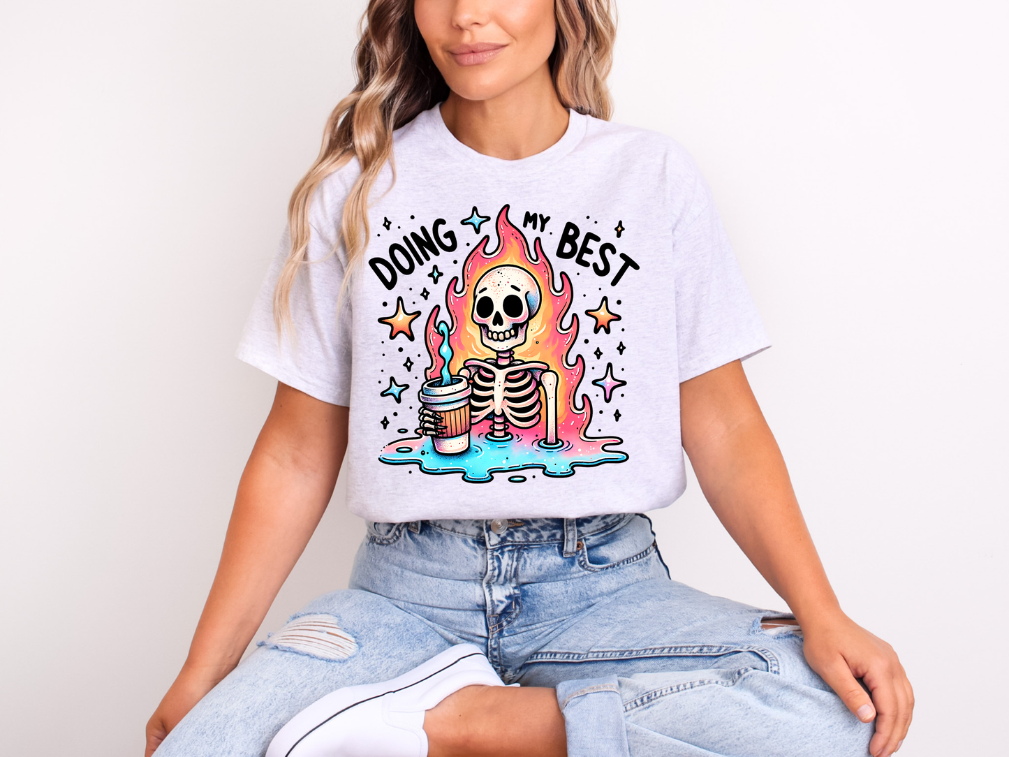 Doing My Best Skeleton Tee