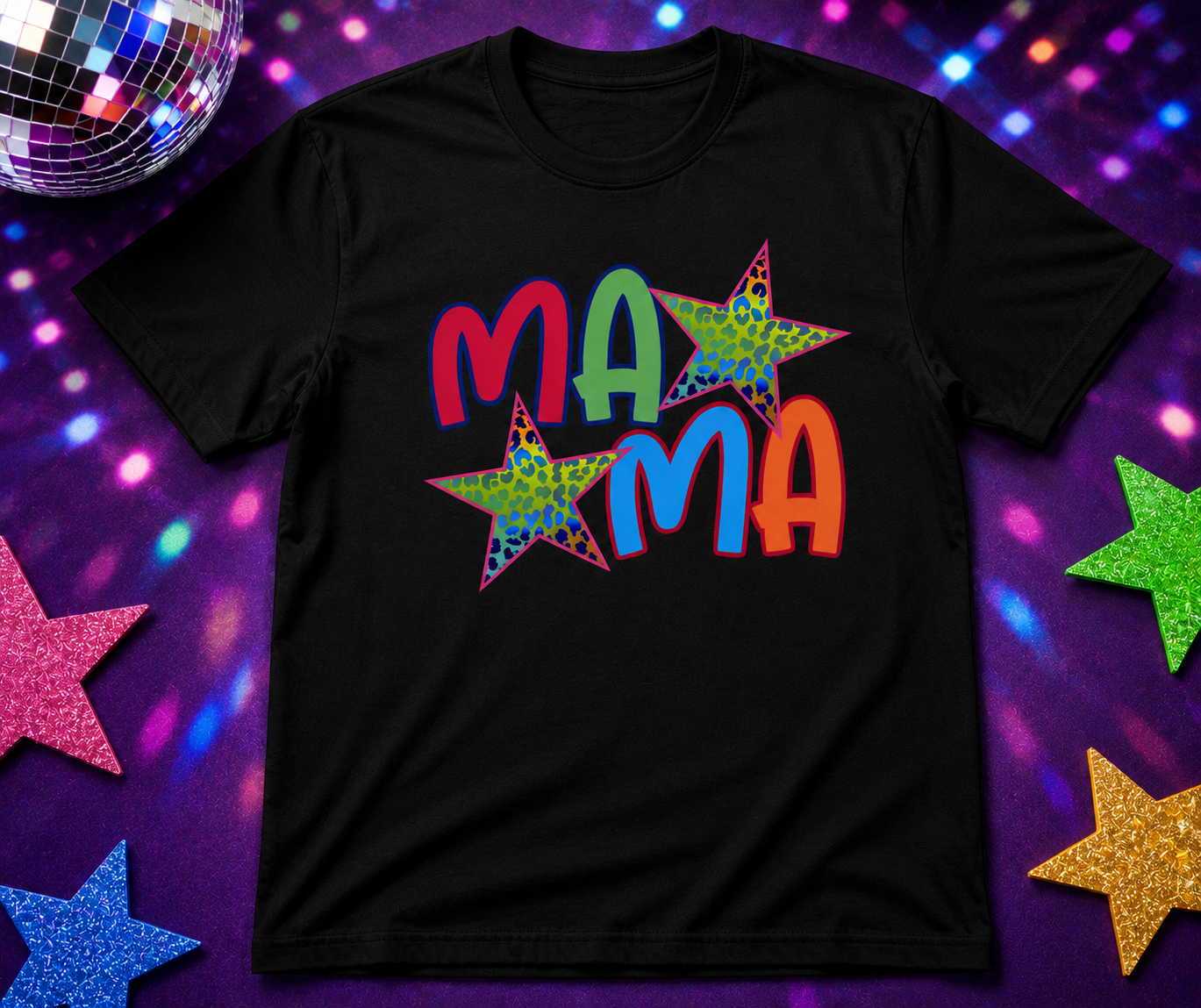 Mama Star Graphic Tee – Cute Mom Shirt