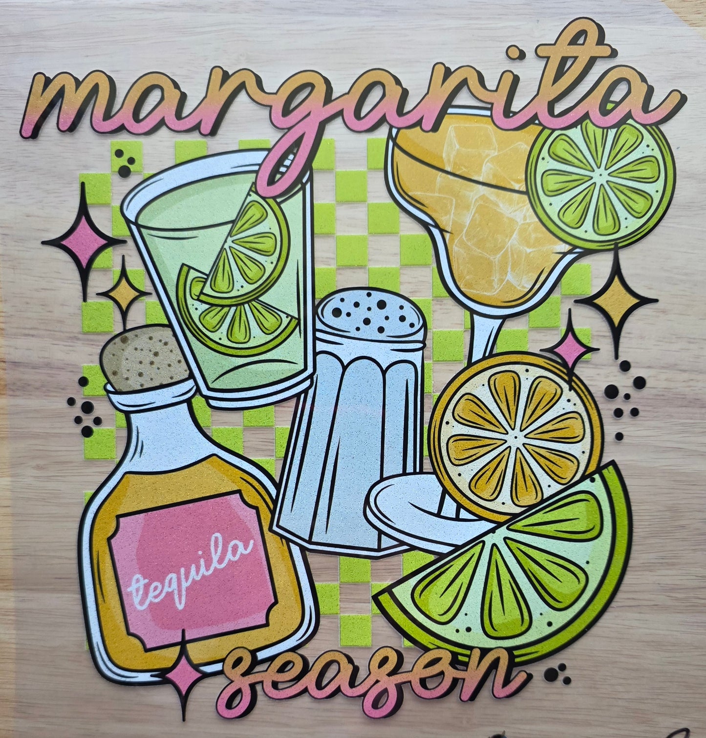 Margarita Season Shirt | Glitter Graphic Tequila Lime Summer Party Tee Fiesta Shirt