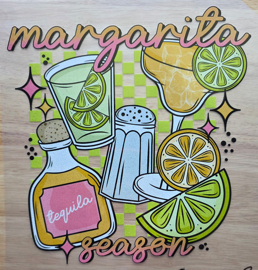 Margarita Season Shirt | Glitter Graphic Tequila Lime Summer Party Tee Fiesta Shirt