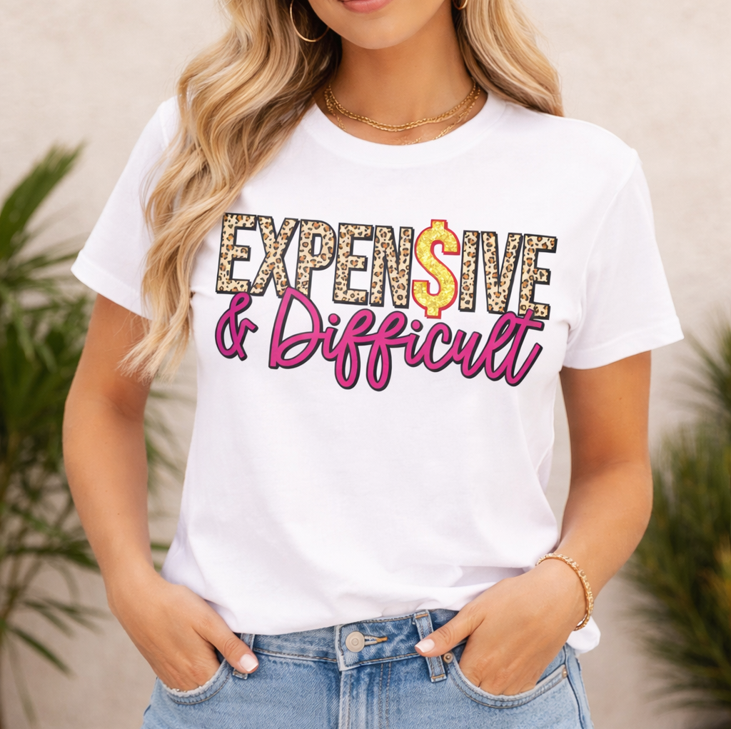 Expensive & Difficult Leopard Print Tee