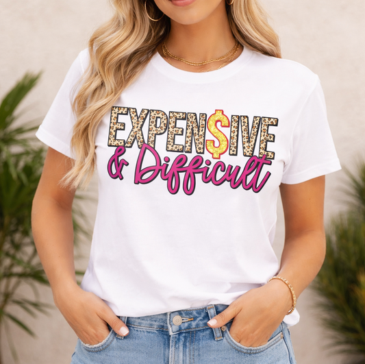 Expensive & Difficult Leopard Print Tee