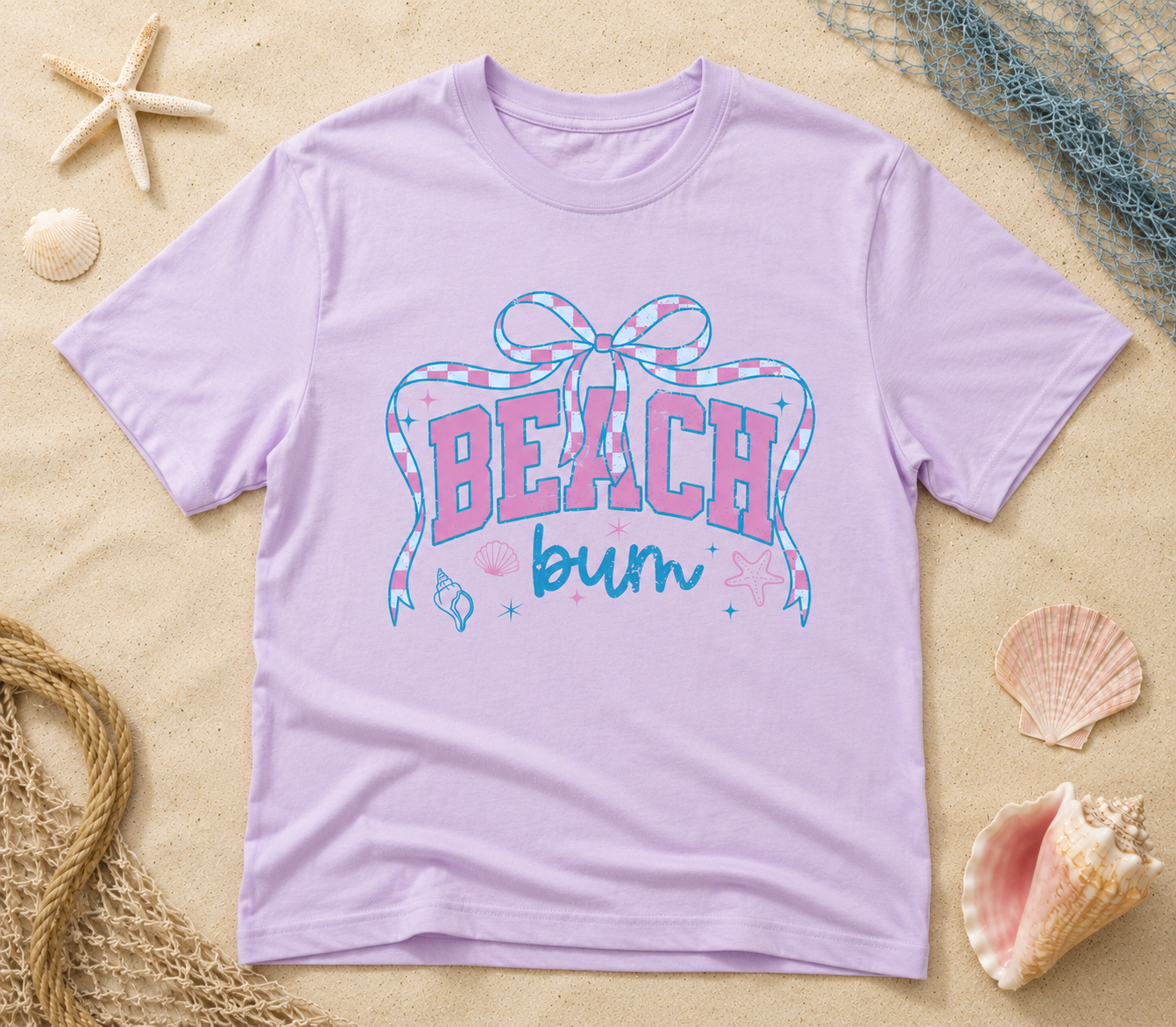 Beach Bum Graphic Tee – Cute Coastal Beach Shirt