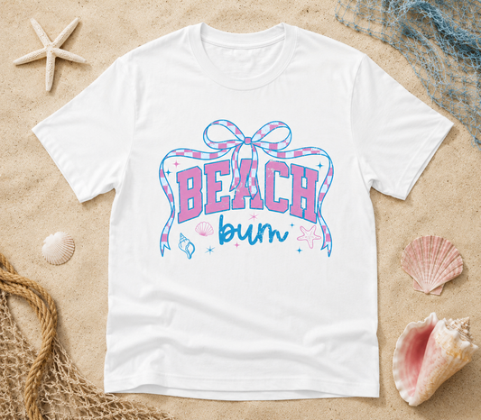 Beach Bum Graphic Tee – Cute Coastal Beach Shirt