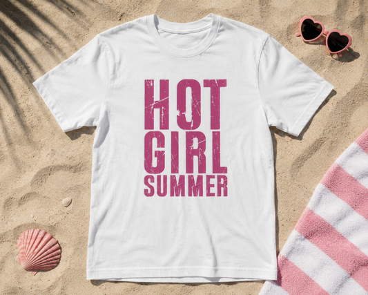 Hot Girl Summer Graphic Tee – Trendy Summer Shirt