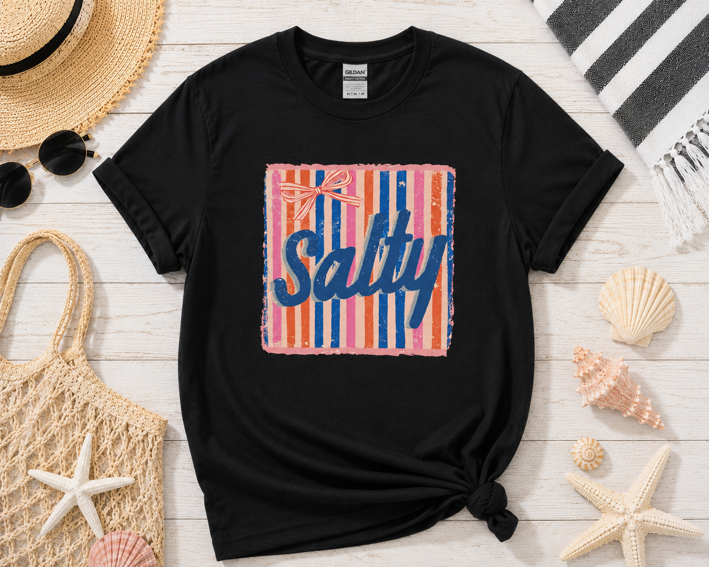 Salty Beach Graphic Tee | Cute Coastal Summer Shirt