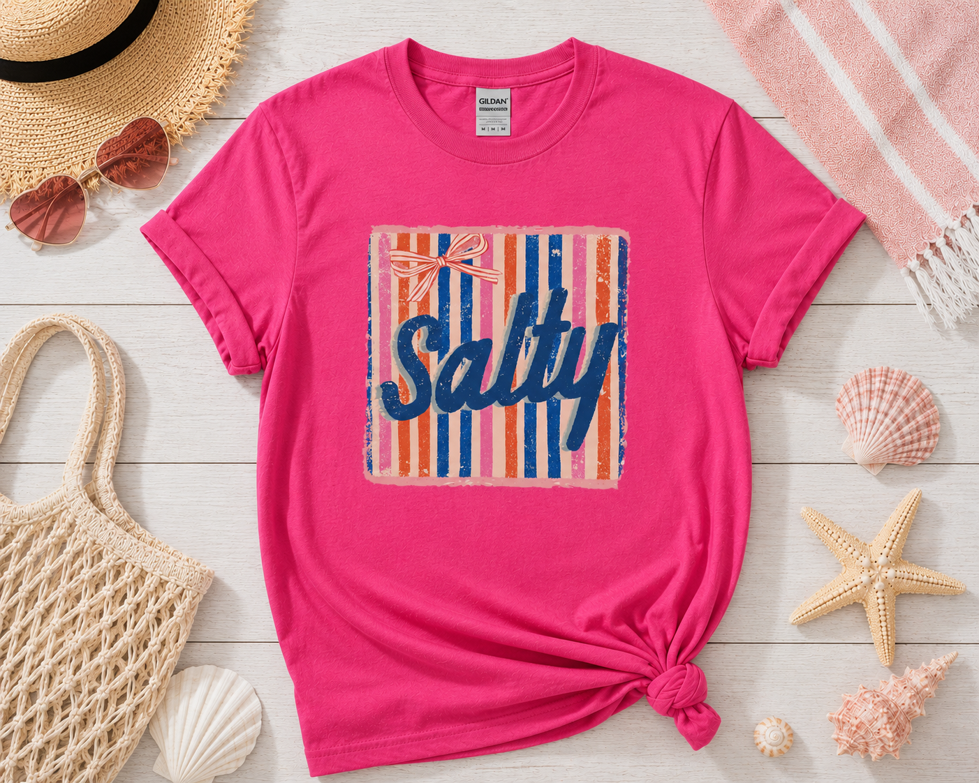 Salty Beach Graphic Tee | Cute Coastal Summer Shirt