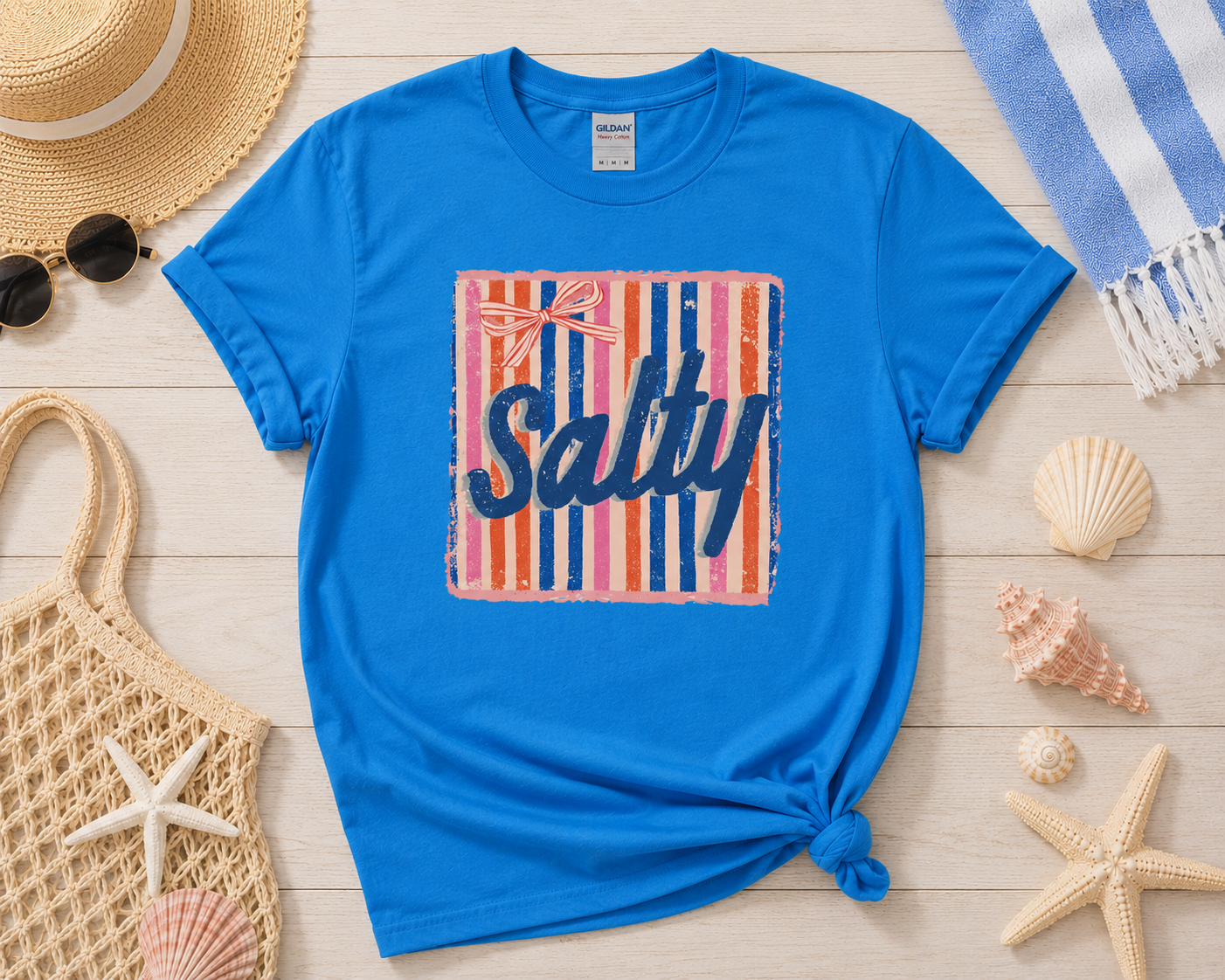 Salty Beach Graphic Tee | Cute Coastal Summer Shirt