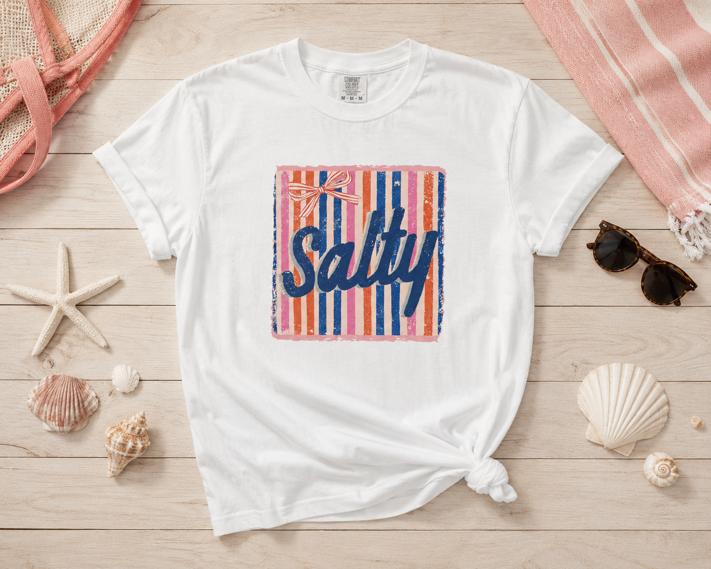 Salty Beach Graphic Tee | Cute Coastal Summer Shirt