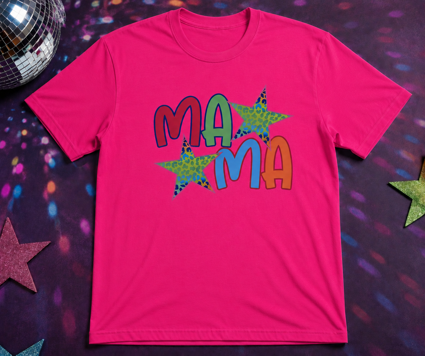 Mama Star Graphic Tee – Cute Mom Shirt
