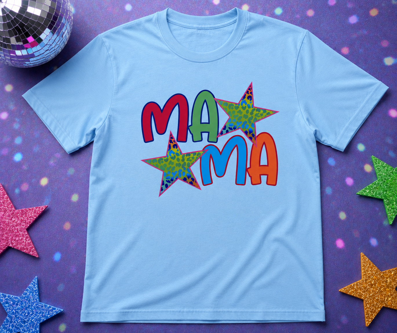 Mama Star Graphic Tee – Cute Mom Shirt