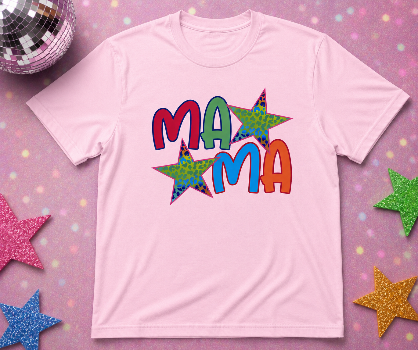 Mama Star Graphic Tee – Cute Mom Shirt