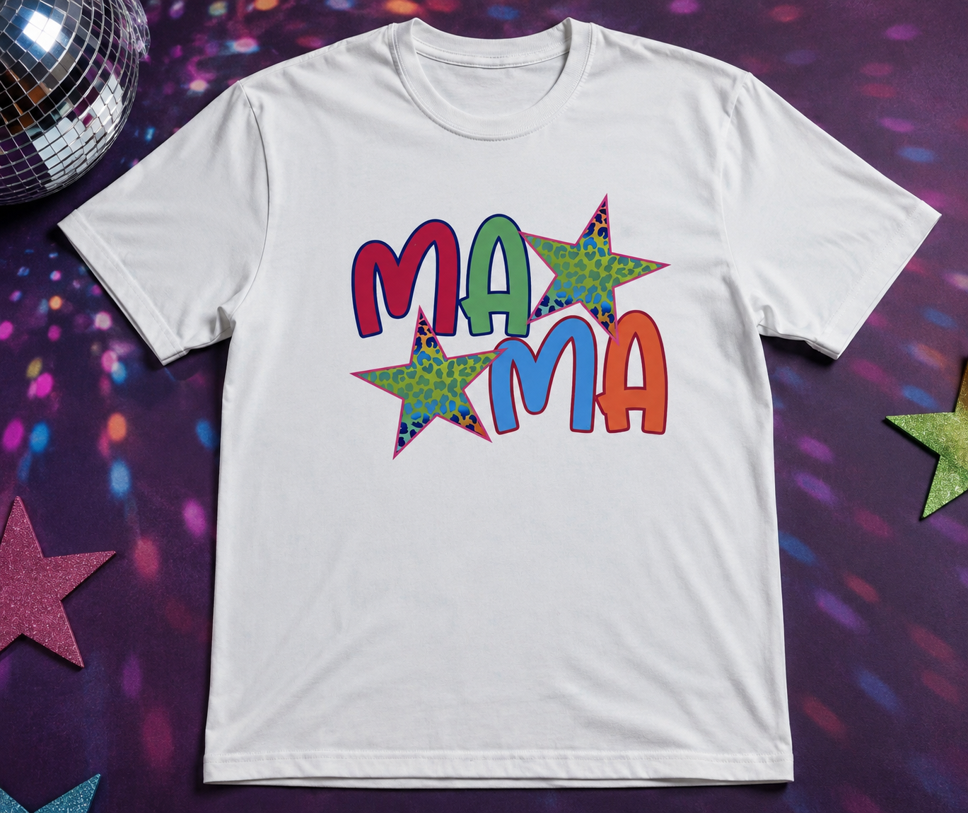 Mama Star Graphic Tee – Cute Mom Shirt